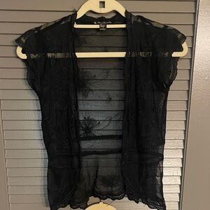 Forever 21 Black Lace Top